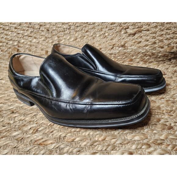 Florsheim Corvell Men\'s Slip on Black Leather Loafer Dress Shoes Size 13